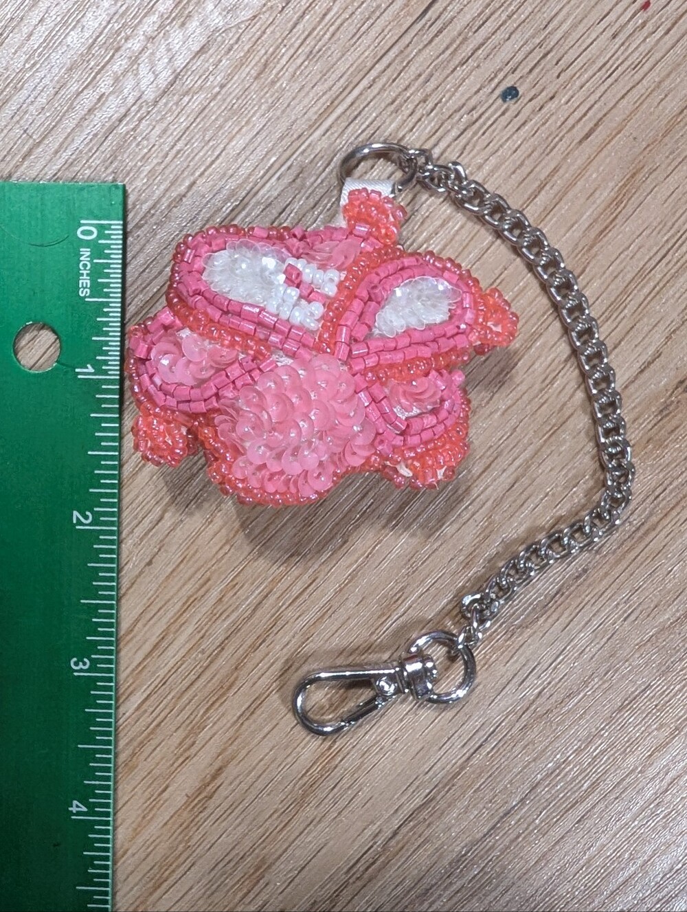 Hand-beaded 3D Bag Charms Lot; 9pc Flowers - Picture 7 of 16